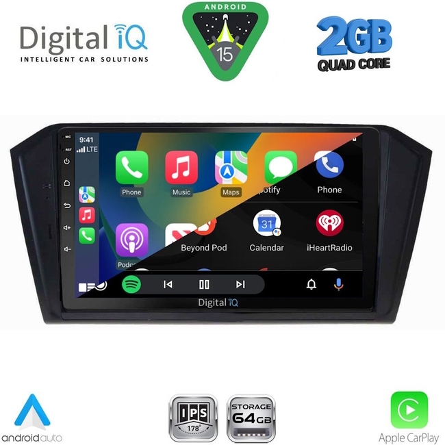 DIGITAL IQ RSD 1750_CPA (10inc) MULTIMEDIA TABLET for VW PASSAT mod. 2016-2023