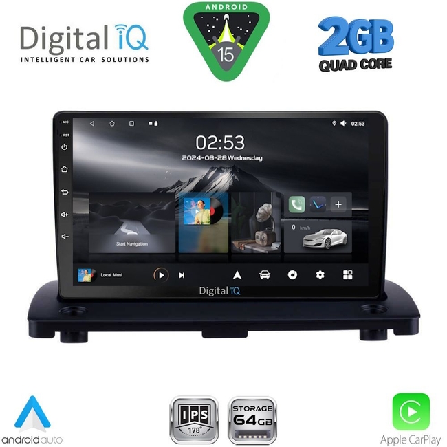 DIGITAL IQ RSD 1789_CPA (9inc) MULTIMEDIA TABLET for VOLVO XC90 mod. 2002-2014