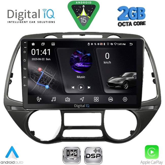 DIGITAL IQ RSF 4226_CPA  (9inc) MULTIMEDIA TABLET for HYUNDAI i20 mod. 2008-2013