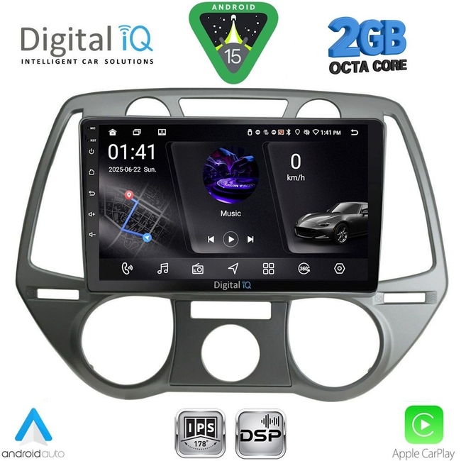 DIGITAL IQ RSF 4228_CPA A/C (9inc) MULTIMEDIA TABLET for HYUNDAI i20 mod. 2008-2012