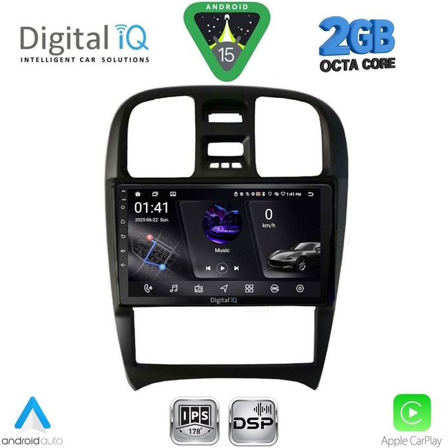 DIGITAL IQ RSF 4247_CPA (9inc) MULTIMEDIA TABLET for HYUNDAI SONATA mod. 2000-2006