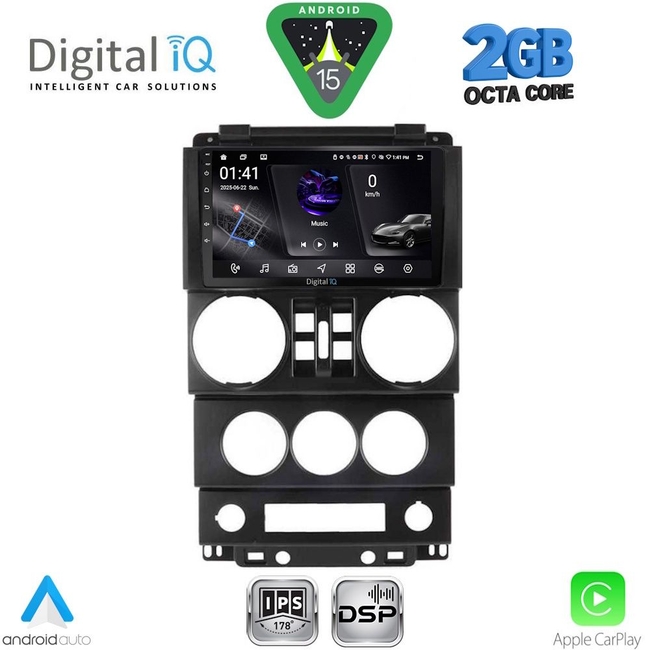 DIGITAL IQ RSF 4294_CPA (9inc) MULTIMEDIA TABLET for JEEP WRANGLER  mod. 2006-2011