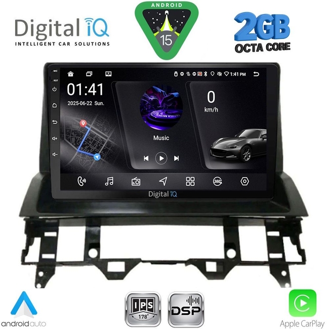 DIGITAL IQ RSF 4376_CPA DASH (10inc) MULTIMEDIA TABLET for MAZDA 6 mod. 2002-2008