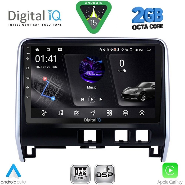 DIGITAL IQ RSF 4471_CPA (10inc) MULTIMEDIA TABLET for NISSAN SERENA mod. 2016-2022