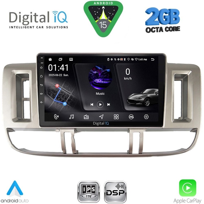 DIGITAL IQ RSF 4474_CPA (9inc) MULTIMEDIA TABLET for NISSAN XTRAIL mod. 2000-2004