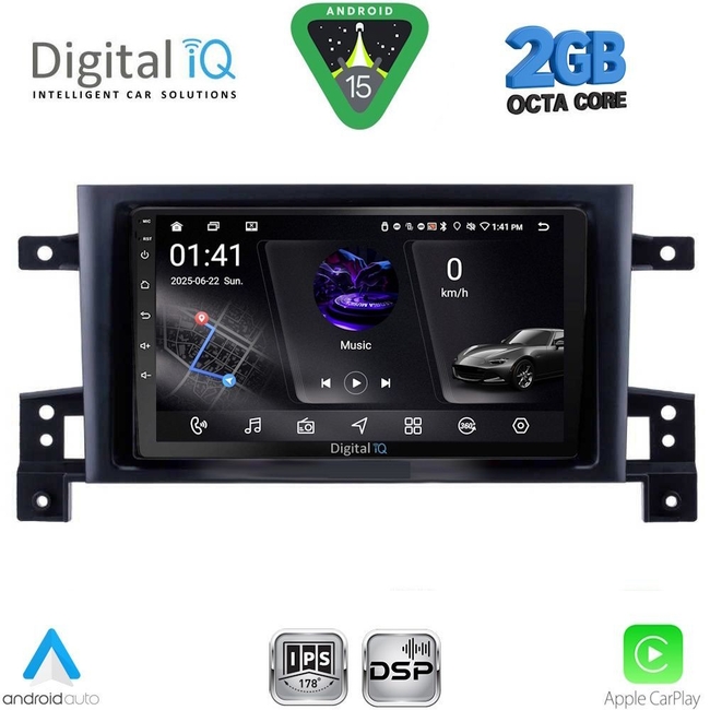 DIGITAL IQ RSF 4696_CPA (9inc) MULTIMEDIA TABLET for SUZUKI GRAND VITARA mod. 2005-2015