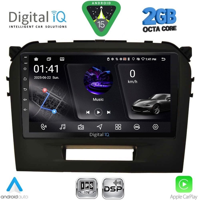 DIGITAL IQ RSF 4697_CPA (9inc) MULTIMEDIA TABLET for SUZUKI VITARA mod. 2016-2026