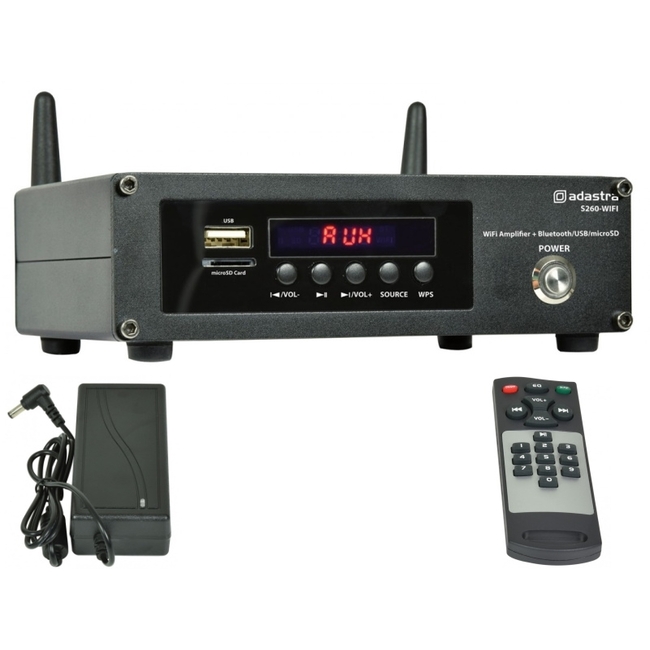 Adastra S260-WIFI Ενισχυτής Internet Streaming 2x60W RMS (Τεμάχιο)