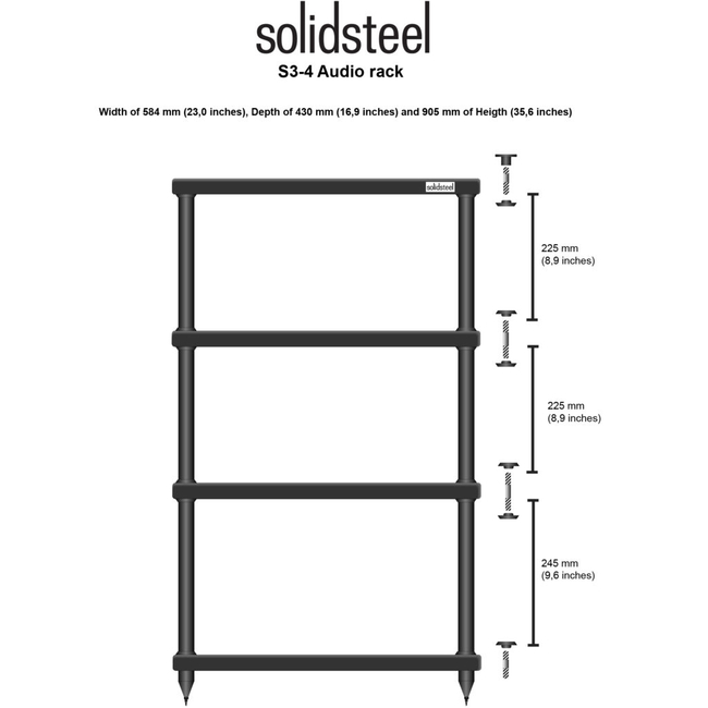 Solidsteel S3-4 - White