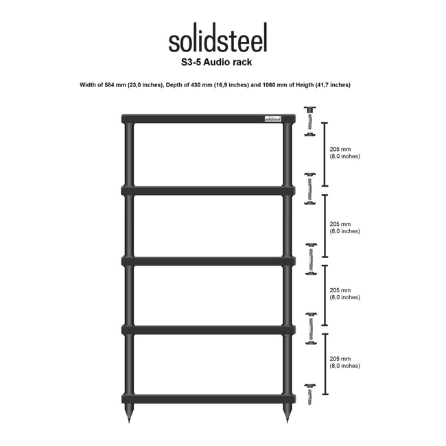 Solidsteel S3-5 - Black
