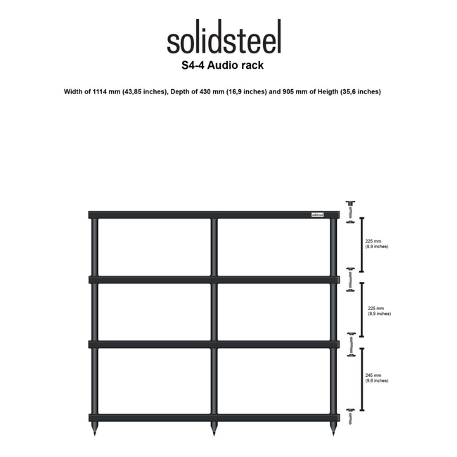 Solidsteel S4-4 - White