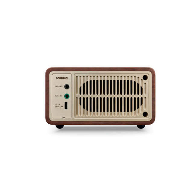 Sangean WR-7 PLUS Natural Walnut Ραδιόφωνο Bluetooth με ξύλινη καμπίνα