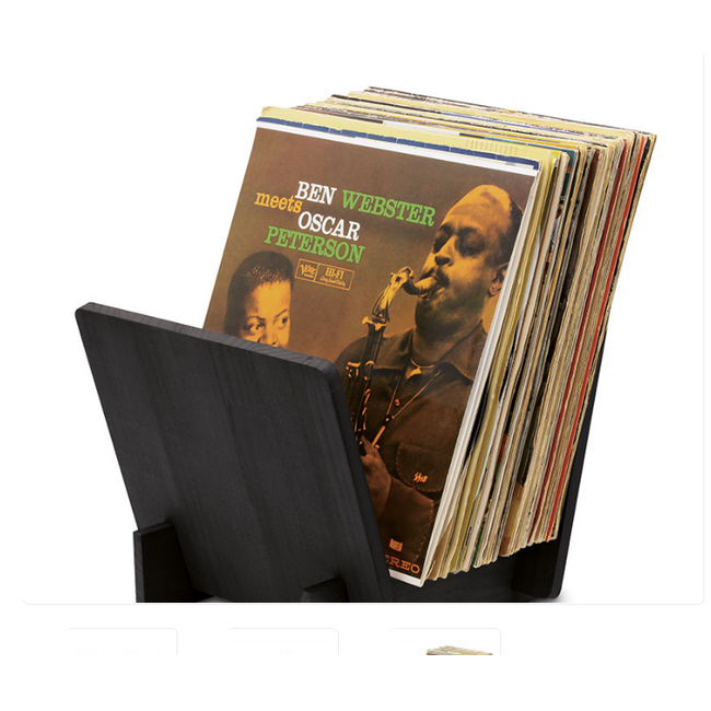 Dynavox ST40 LP Stand Wood Black--207699-