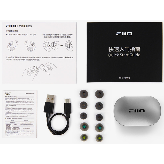 FIIO FW3 - Silver (6953175740971)