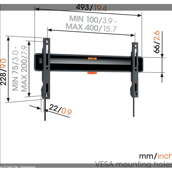 Vogel's TVM 3405 SP - Fixed OLED (32''-77'')  8712285360749
