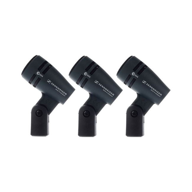 SENNHEISER E-604-3-Pack Σετ με 3 Μικρόφωνα E-604