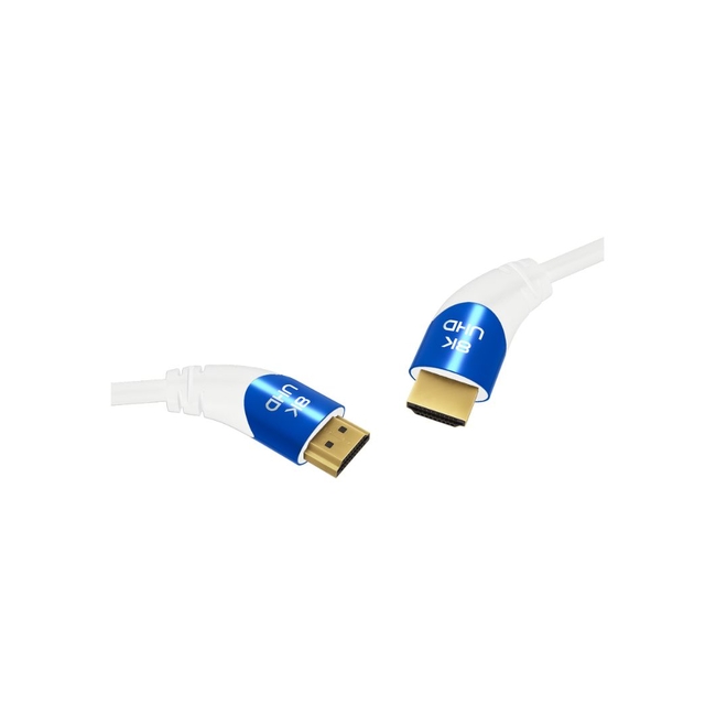 Oehlbach Shape Magic UHD 40 Ultra High-Speed HDMI® Καλώδιο 2 m White
