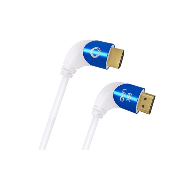 Oehlbach Shape Magic UHD 90 Ultra High Speed HDMI® Καλώδιο 2 m White