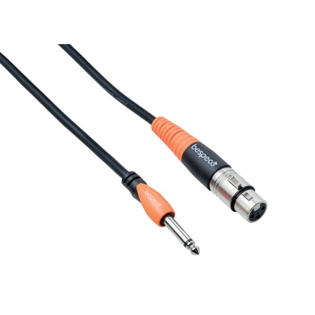 BESPECO SLJF600 ΚΑΛΩΔΙΟ JACK MONO TO XLR FEMALE 6m
