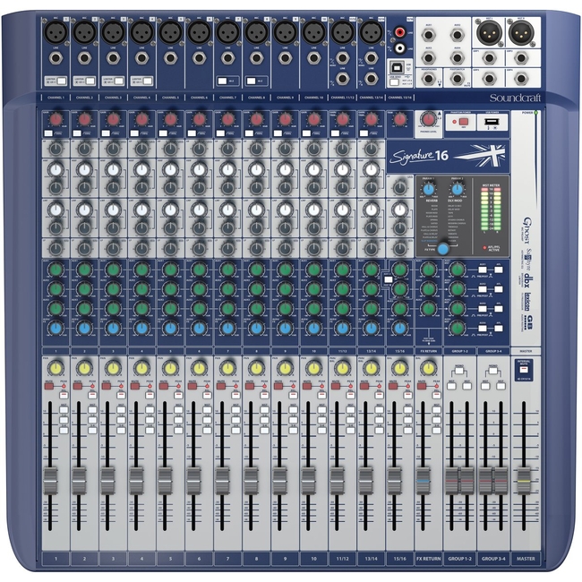 Soundcraft Signature 16 - 12 mic 3 stereo