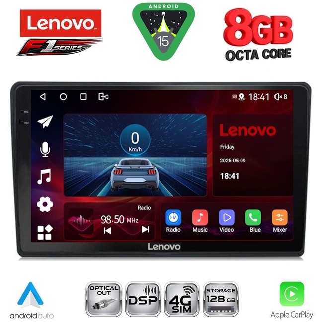 LENOVO SSR 10735_CPA DASH (9inc) MULTIMEDIA TABLET for TOYOTA YARIS mod. 1999-2006