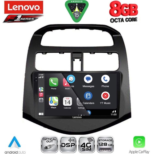 LENOVO SSR 10078_CPA (9inc) MULTIMEDIA TABLET for CHEVROLET SPARK mod. 2009-2015