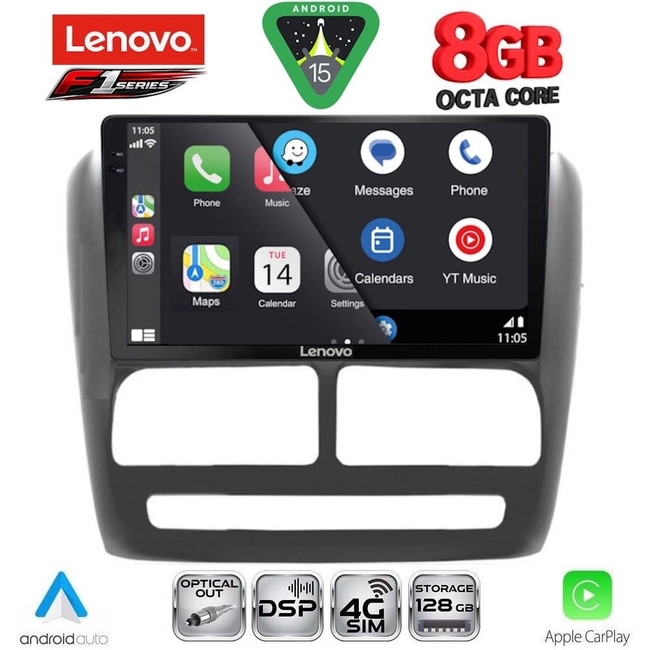 LENOVO SSR 10137_CPA (9inc) MULTIMEDIA TABLET for FIAT DOBLO mod. 2010-2015