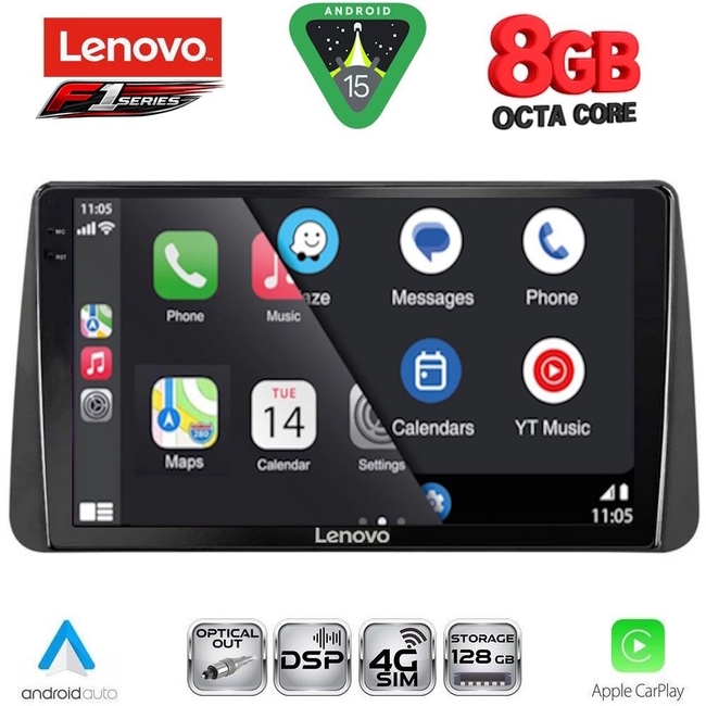 LENOVO SSR 10149_CPA DASH (9inc) MULTIMEDIA TABLET for FIAT TIPO mod. 2018-2023