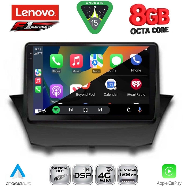 LENOVO SSR 10154A_CPA (9inc) MULTIMEDIA TABLET for FORD FIESTA mod. 2008-2017