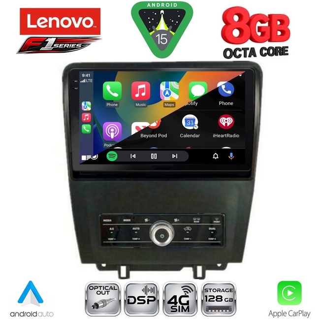 LENOVO SSR 10165_CPA (9inc) MULTIMEDIA TABLET for FORD MUSTANG mod. 2010-2015