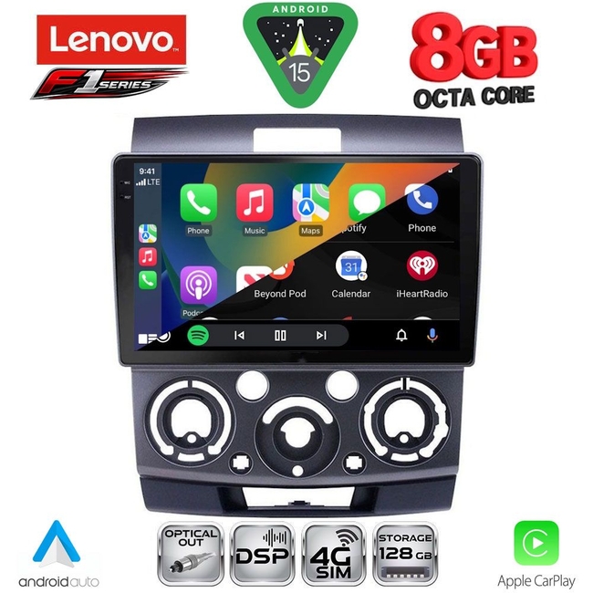 LENOVO SSR 10170_CPA (9inc) MULTIMEDIA TABLET for FORD RANGER | MAZDA BT50 mod. 2006-2011