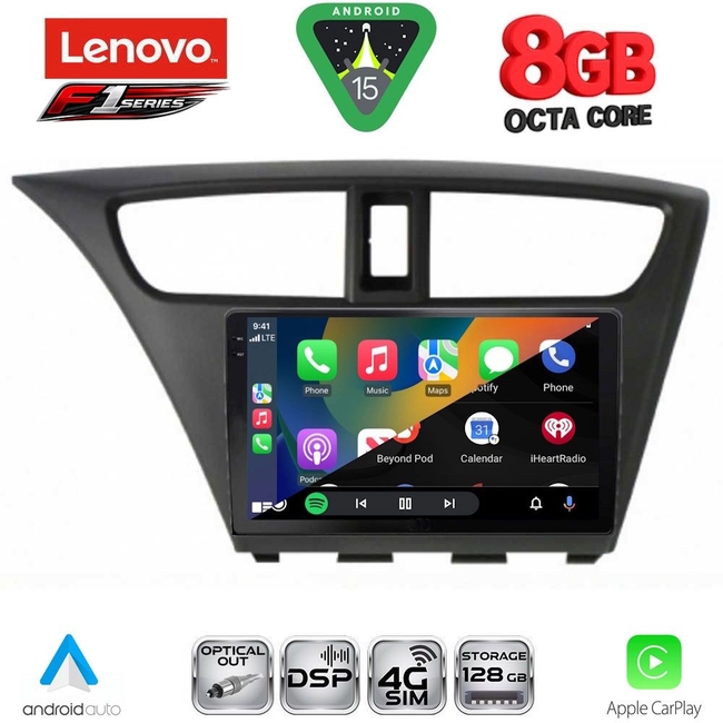 LENOVO SSR 10190_CPA (9inc) MULTIMEDIA TABLET for HONDA CIVIC  mod. 2012-2016