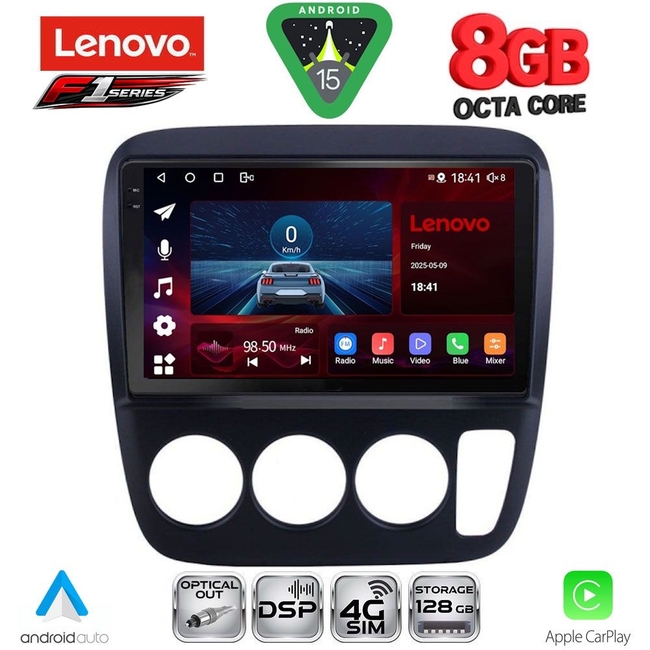 LENOVO SSR 10196_CPA A/C (9inc) MULTIMEDIA TABLET for HONDA CRV mod. 1996-2006