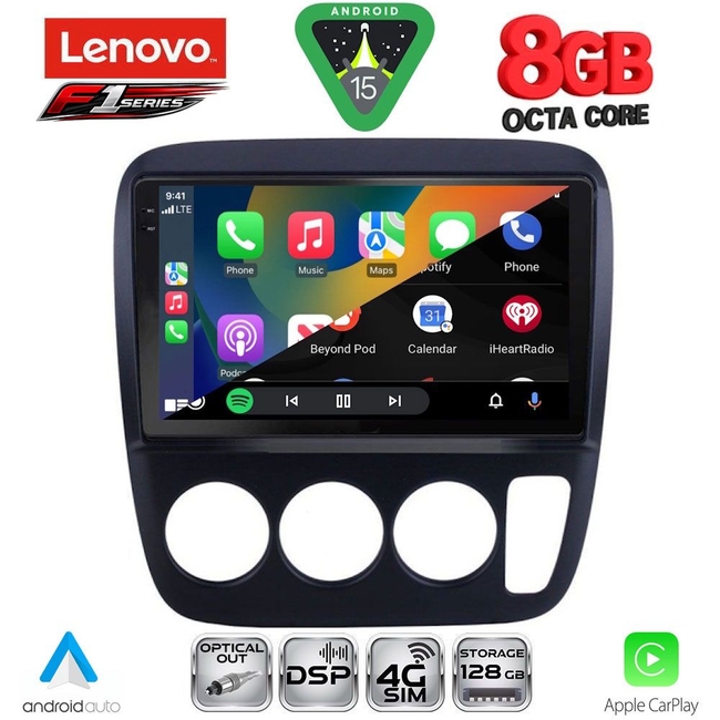 LENOVO SSR 10196_CPA A/C (9inc) MULTIMEDIA TABLET for HONDA CRV mod. 1996-2006