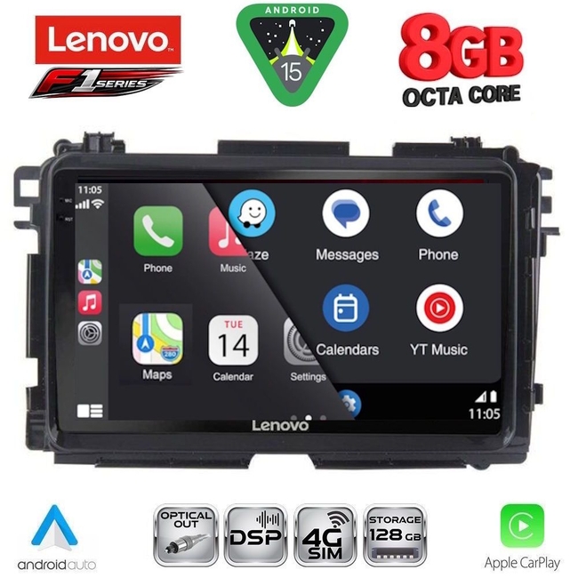 LENOVO SSR 10201_CPA (9inc) MULTIMEDIA TABLET for HONDA HRV mod. 2015-2021