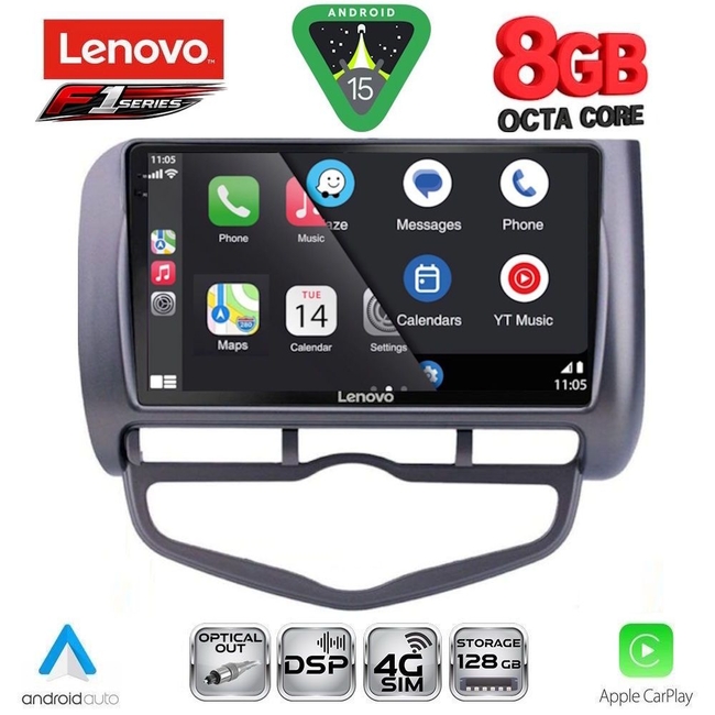 LENOVO SSR 10210_CPA CLIMA (9inc) MULTIMEDIA TABLET for HONDA JAZZ mod. 2002-2008