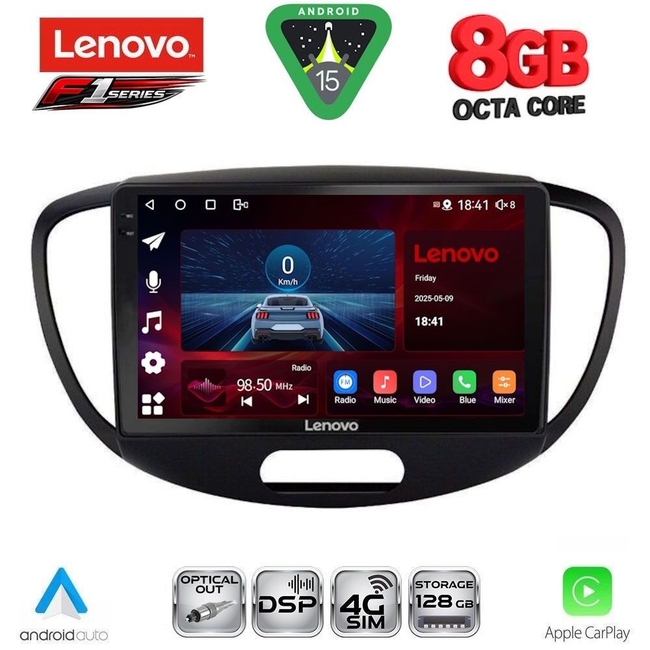 LENOVO SSR 10223_CPA (9inc) MULTIMEDIA TABLET for HYUNDAI i10 mod. 2008-2013