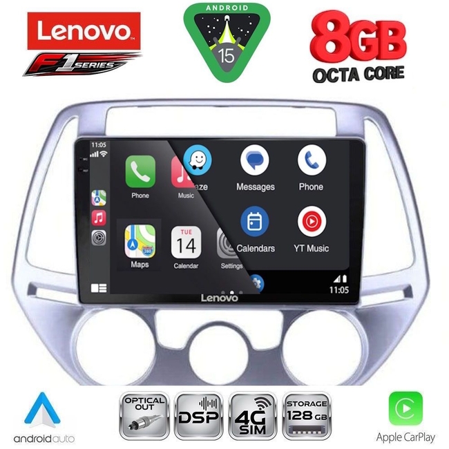 LENOVO SSR 10227_CPA A/C (9inc) MULTIMEDIA TABLET for HYUNDAI i20 mod. 2008-2012