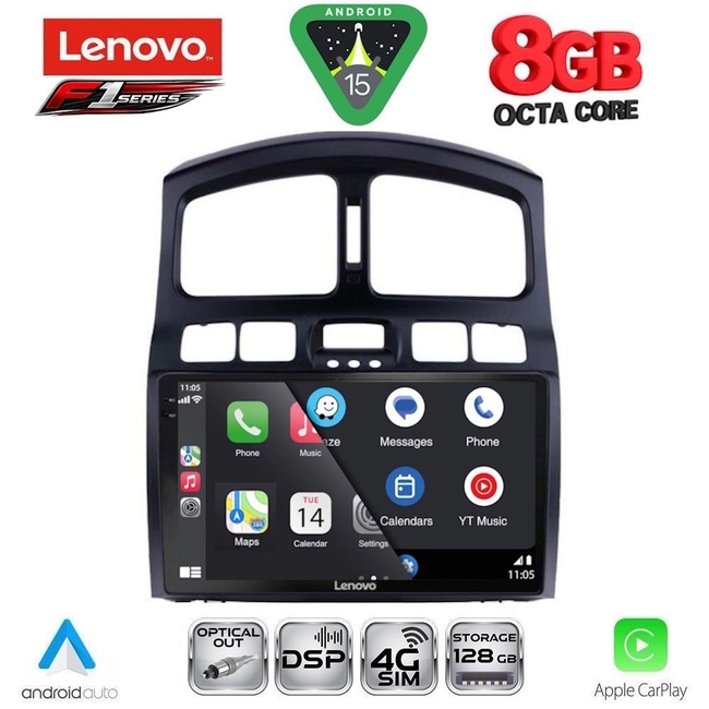 LENOVO SSR 10236_CPA (9inc) MULTIMEDIA TABLET for HYUNDAI SANTA FE mod. 2003-2006