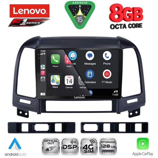 LENOVO SSR 10239_CPA (9inc) MULTIMEDIA TABLET for HYUNDAI SANTA FE mod. 2005-2013
