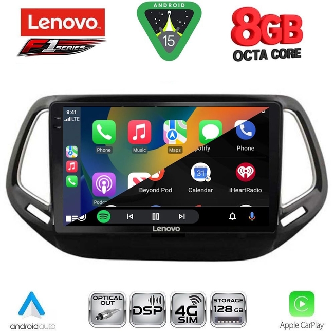 LENOVO SSR 10278_CPA (10inc) MULTIMEDIA TABLET for JEEP COMPASS mod. 2016-2021