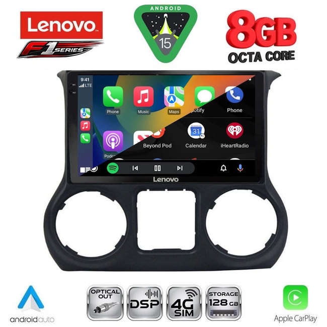 LENOVO SSR 10295_CPA (10inc) MULTIMEDIA TABLET for JEEP WRANGLER  mod. 2011-2014