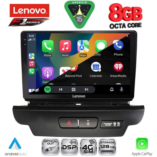 LENOVO SSR 10304_CPA (9inc) MULTIMEDIA TABLET for KIA CEED - XCEED mod. 2018-2022