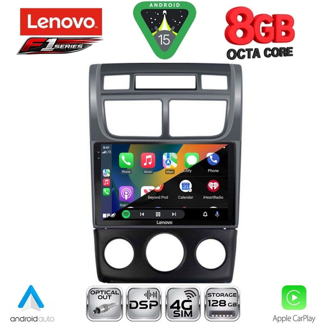 LENOVO SSR 10324BL_CPA (A/C) (9inc) MULTIMEDIA TABLET for KIA SPORTAGE mod. 2004-2010