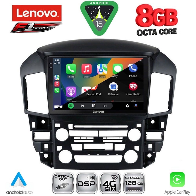 LENOVO SSR 10344_CPA (9inc) MULTIMEDIA TABLET for LEXUS RX 300 mod. 1998-2003