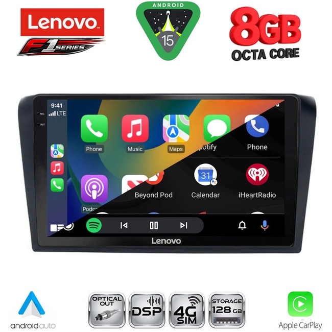 LENOVO SSR 10365_CPA (9inc) MULTIMEDIA TABLET for MAZDA 3 mod. 2003-2008