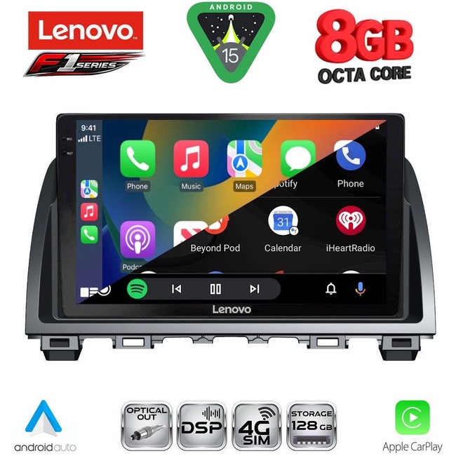LENOVO SSR 10378_CPA (9inc) MULTIMEDIA TABLET for MAZDA 6 mod. 2012-2017