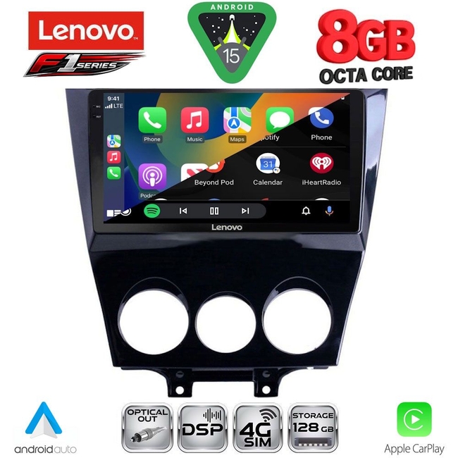 LENOVO SSR 10395_CPA (9inc) MULTIMEDIA TABLET for MAZDA RX8 mod. 2008-2014