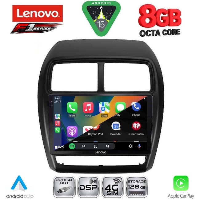 LENOVO SSR 10431_CPA (9inc) MULTIMEDIA TABLET for MITSUBISHI ASX mod. 2020-2023