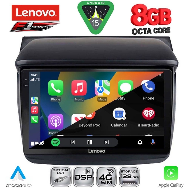 LENOVO SSR 10436_CPA (9inc) MULTIMEDIA TABLET for MITSUBISHI L200 mod. 2006-2015